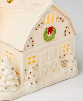 NEW FOR 2025! Mistletoe Park Barn Lit Ornament, Exclusively at Macy's