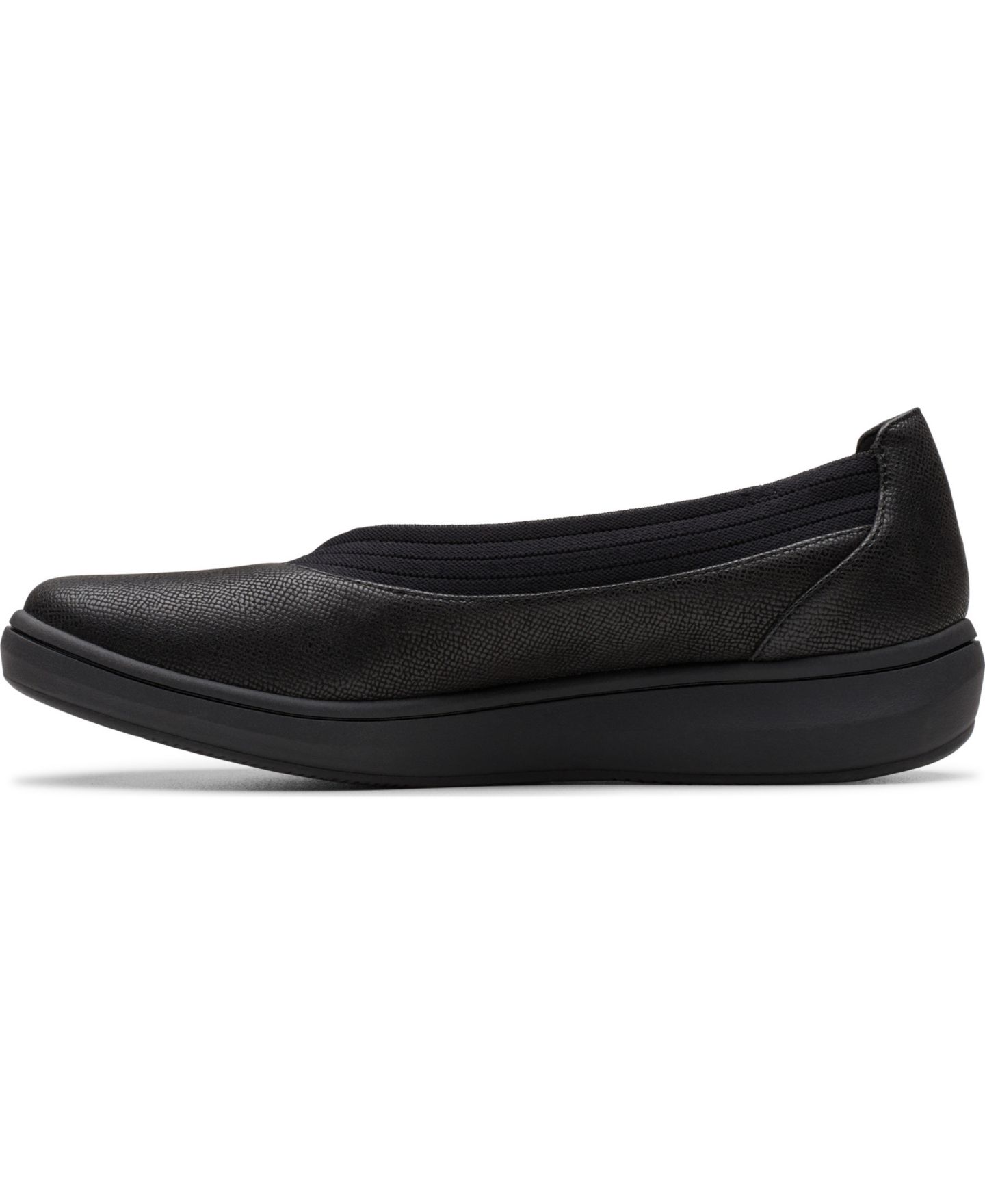 Женские кроссовки Clarks Cloudsteppers Breeze Sky Air Slip On, цвет: Чёрный — фото 5