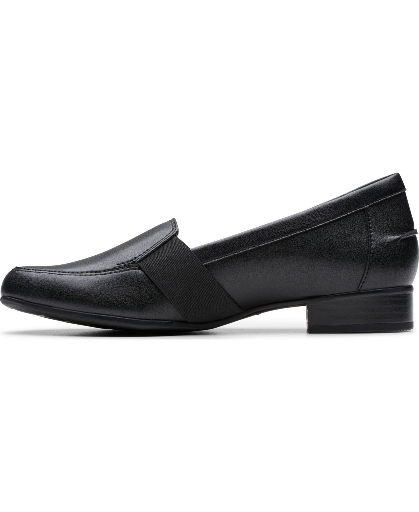 Женские туфли Clarks Juliet Beat Slip-On, цвет: Чёрный кожаный — фото 5