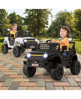 12V Kids Ride on Truck Car Battery Powered Toddler Electric Vehicle w/ 3 Speeds