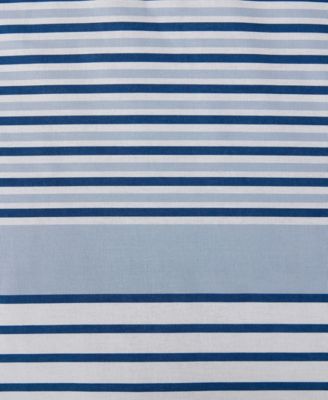 Cooper Stripe Cotton Reversible 2-Pc. Comforter Set, Twin