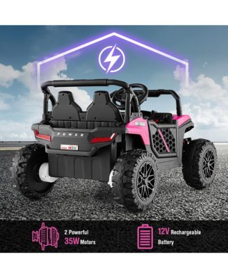 12V Kids Ride on Truck w/Parental Remote 3 Speeds & Reverse Forward Function