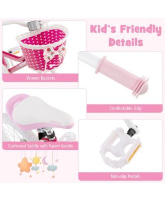 Kids Bicycle 18 Inch Toddler and Kids Bike with Training Wheels for 6-8 Year Old Kids