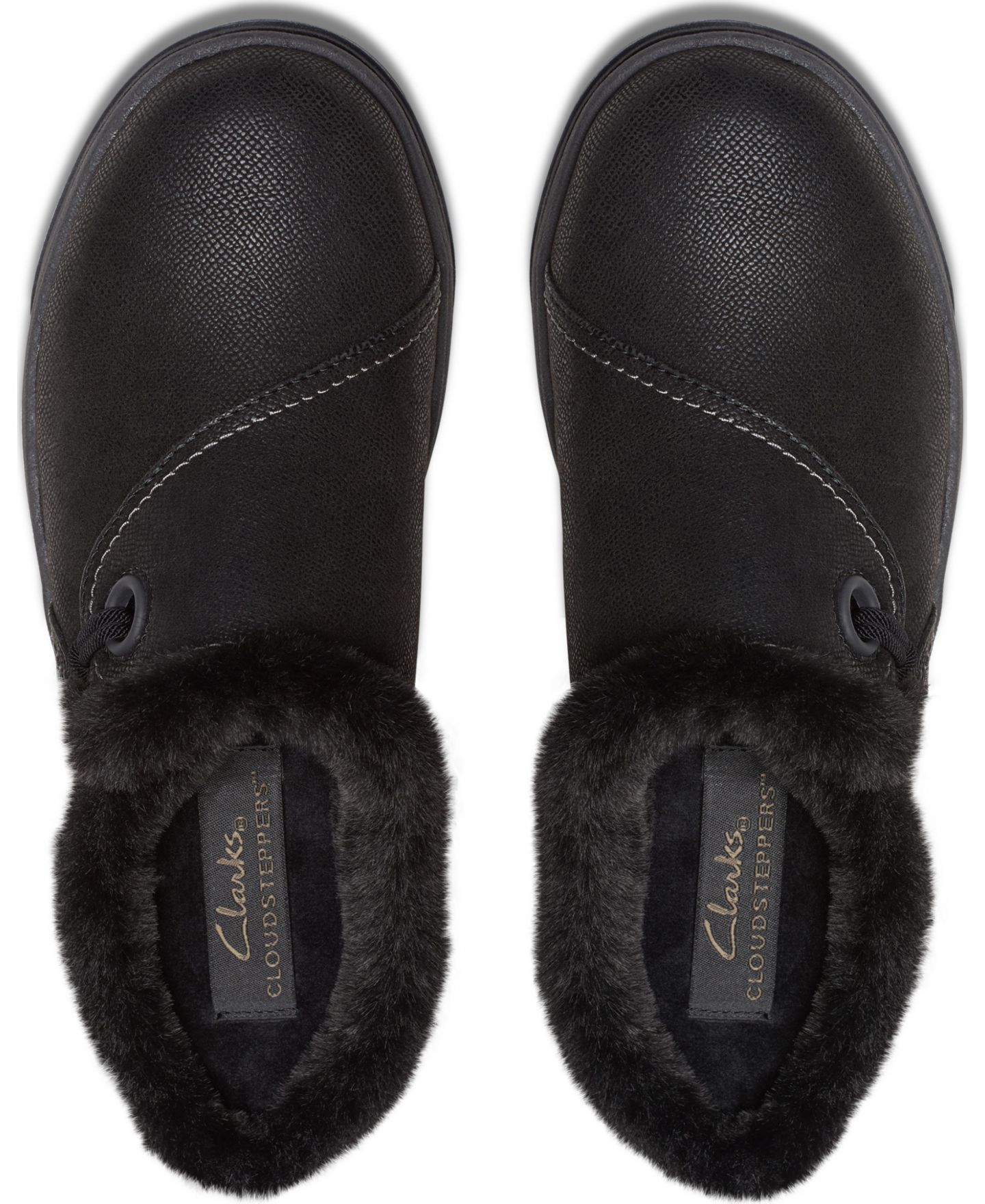 Женские сабо Clarks Cloudsteppers Breeze Myth Round Toe Mules, цвет: Чёрный — фото 4