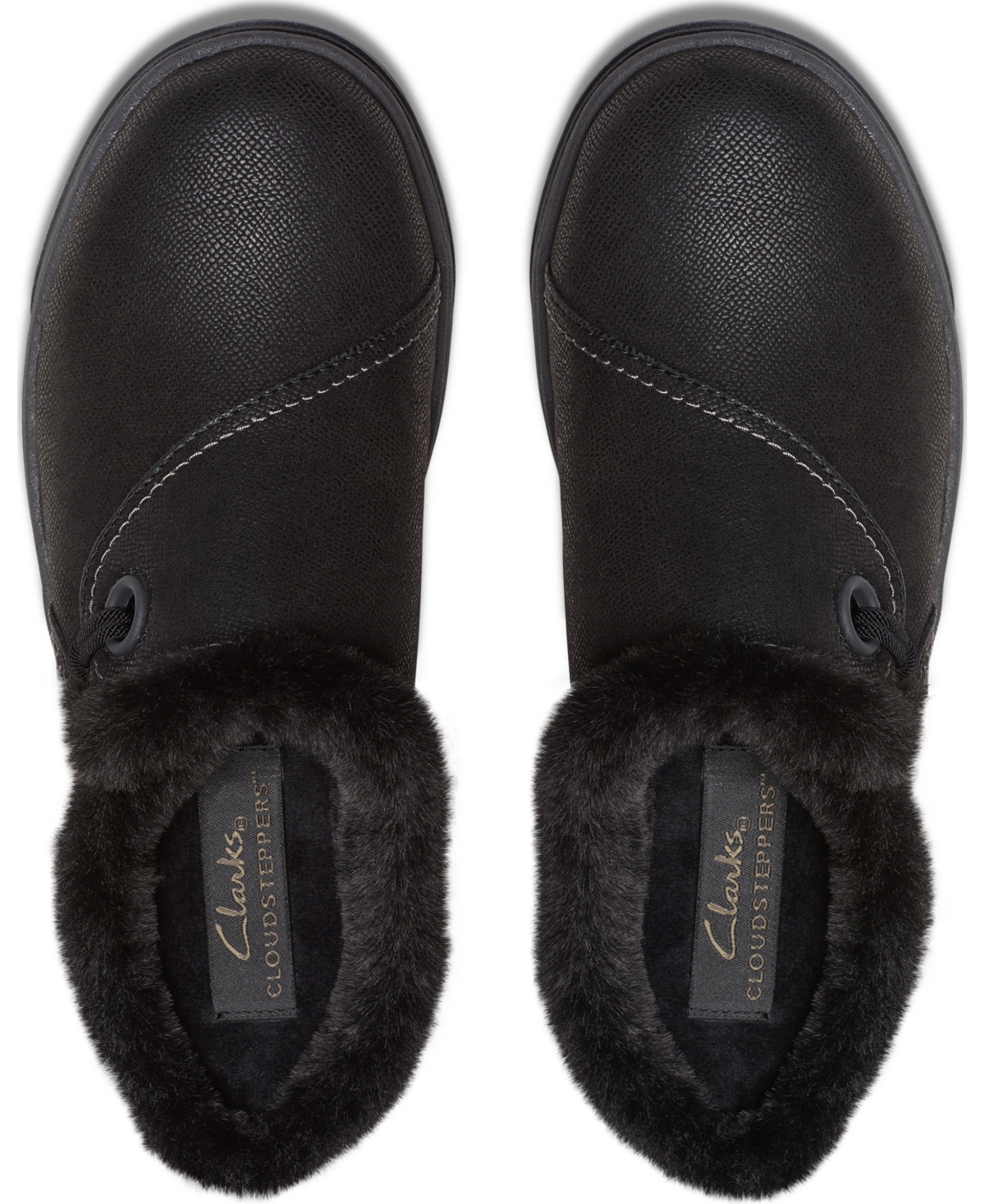 Clarks Women's Cloudsteppers Breeze Myth Round Toe Mules In Black