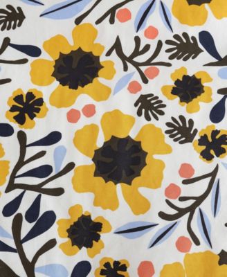 Mykero Cotton Percale 3-Pc. Duvet Cover Set, Full/Queen