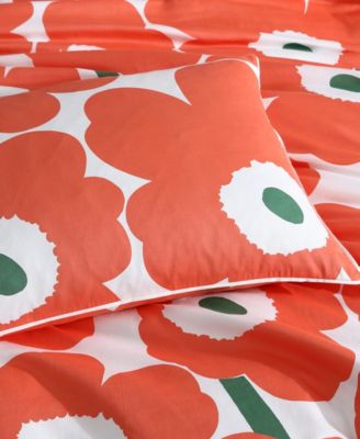 Unikko Cotton 3-Pc. Duvet Cover Set, King