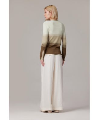 Women's Lurex Wool Cardigan | Metallic Button Up V Neck Sweater | Ultra Soft Ribbed Shimmer Knit | Machine Washable Cardigan Sweaters