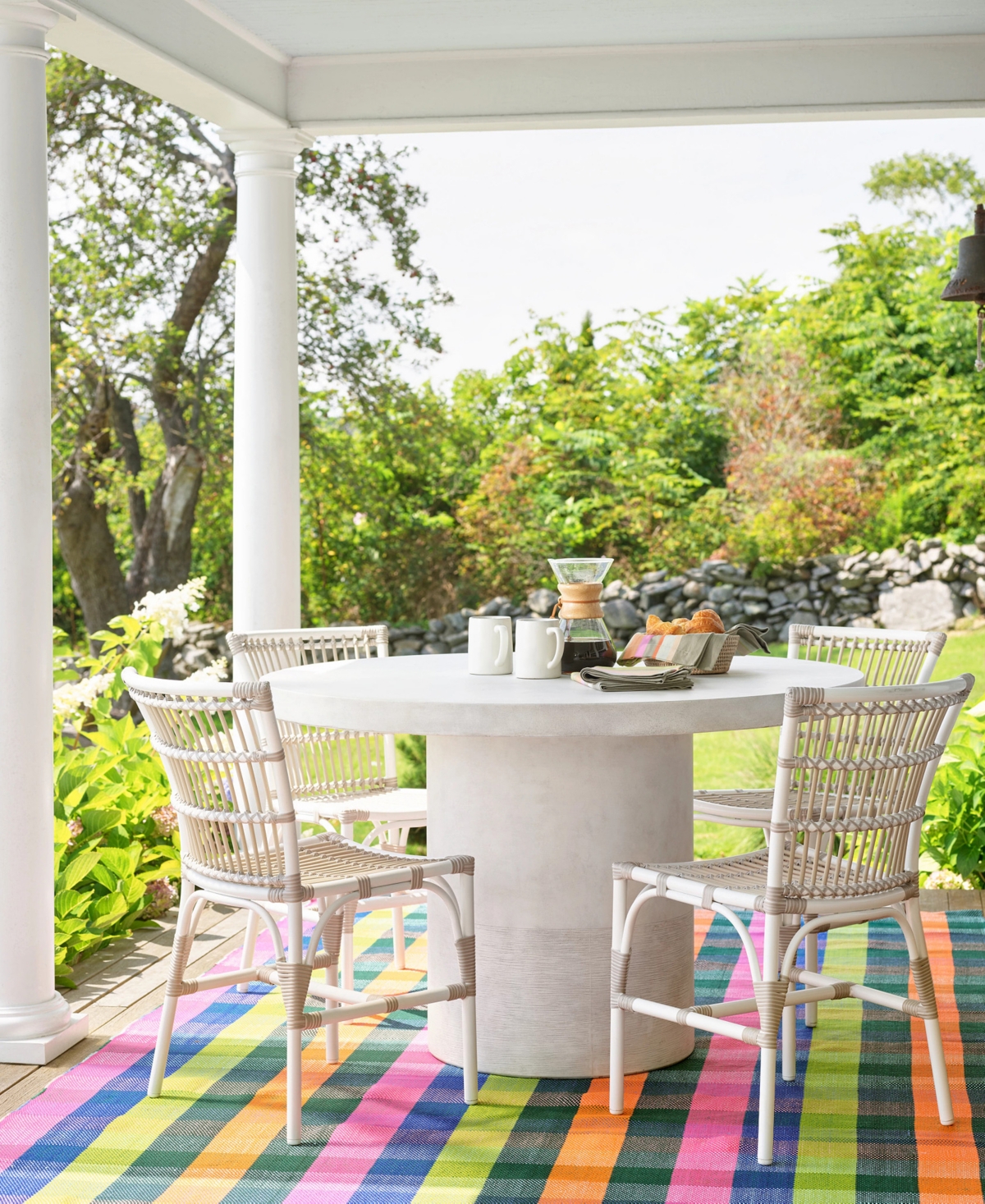 Dash And Albert Rugs By Annie Selke Happy Plaid Indoor/outdoor Da1798 3'x5' Area Rug In Multi
