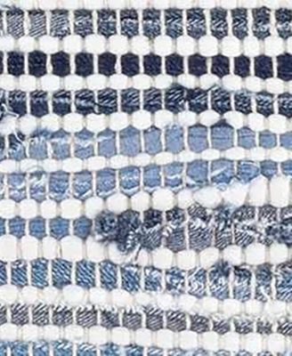 Denim Rag Ribbed DA1678 2'x3' Area Rug