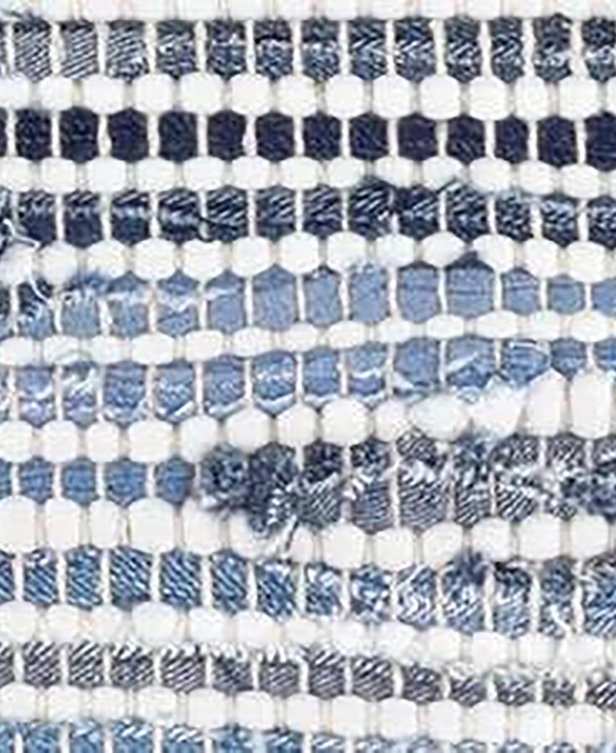 Dash And Albert Rugs By Annie Selke Denim Rag Ribbed Da1678 2'x3' Area Rug In Blue