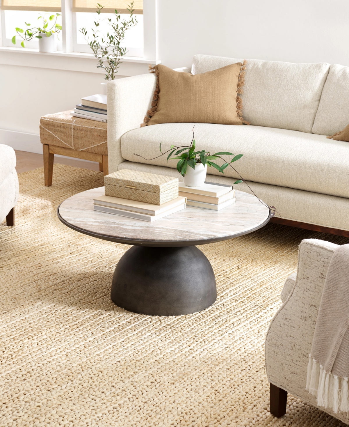 Dash And Albert Rugs By Annie Selke Jute Woven Rda262 6'x9' Area Rug In Brown