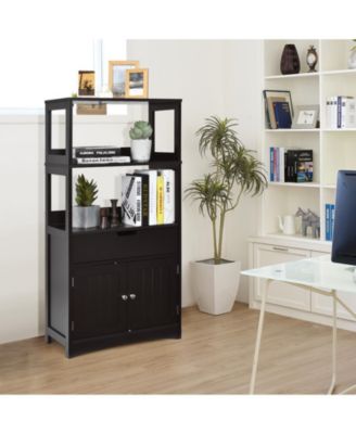 Bathroom Storage Cabinet with Drawer and Shelf Floor Cabinet