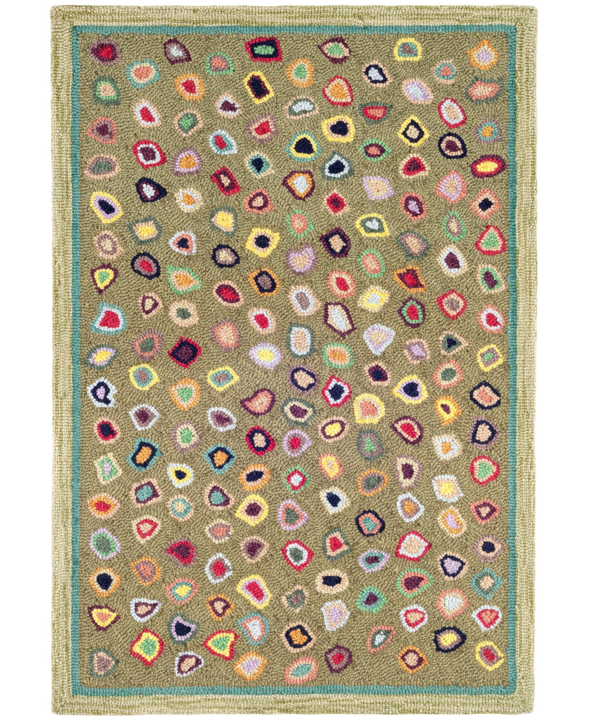 Dash And Albert Rugs By Annie Selke Cat's Paw Rda150 10'x14' Area Rug In Green