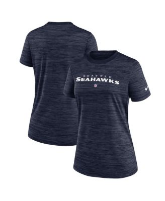 Nike - Women's Navy Seattle Seahawks Sideline Velocity Performance T-Shirt