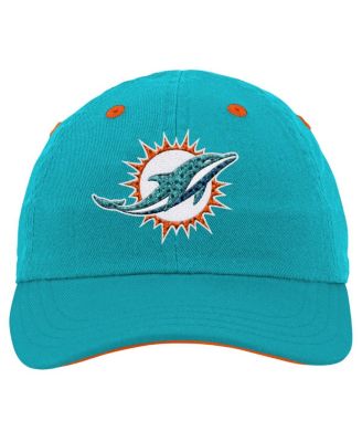 Baby Boys and Girls Aqua Miami Dolphins Team Slouch Flex Hat
