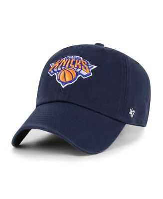 47 Brand Men's Navy New York Knicks Core Logo Clean Up Adjustable