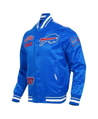 Men's Royal Buffalo Bills Sublimated Satin Full-Snap Jacket
