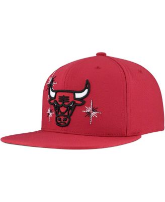 Men's Red Chicago Bulls Starlight Snapback Hat