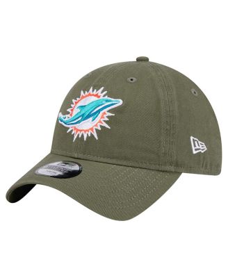 New Era - Big Boys and Girls Olive Miami Dolphins Main 9TWENTY Adjustable Hat