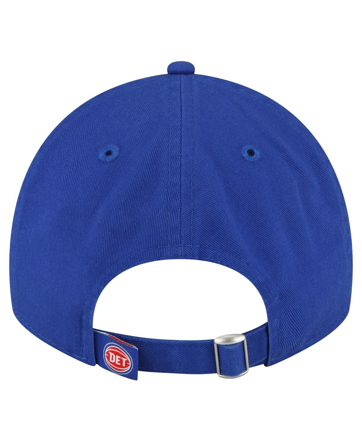 Men's New Era Royal Detroit Pistons Team 2.0 9TWENTY Adjustable Hat