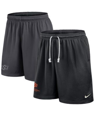 Nike - Men's Black/Gray Oklahoma State Cowboys 2025 Sideline Reversible Performance Shorts
