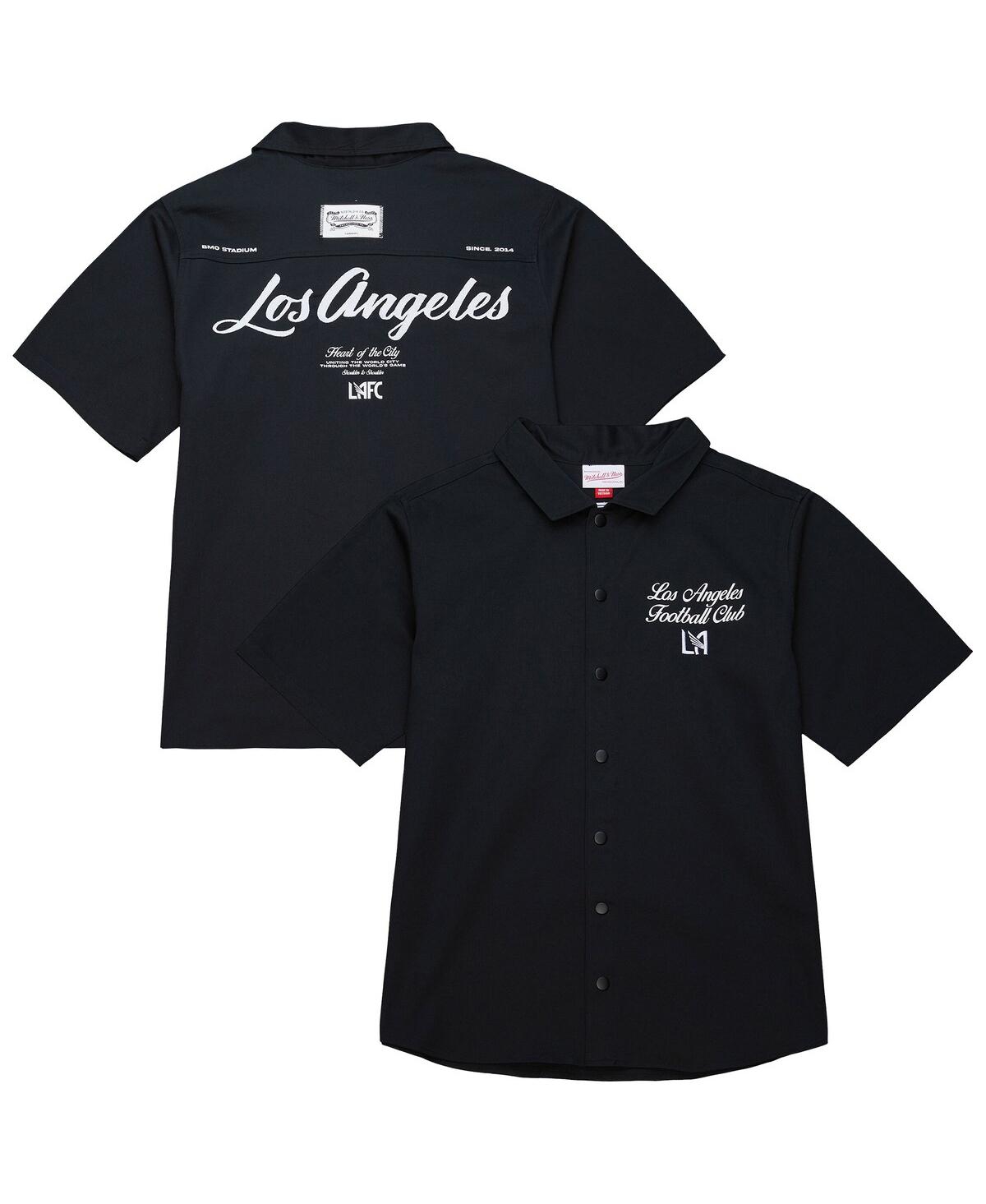 Men's Black Lafc Full-Snap Work Shirt - Black