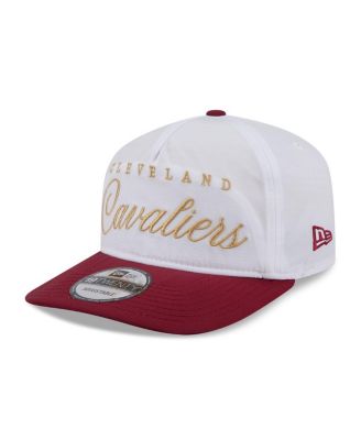 Men's White/Wine Cleveland Cavaliers 2025 NBA Draft On-Stage Nylon 19TWENTY Adjustable Hat