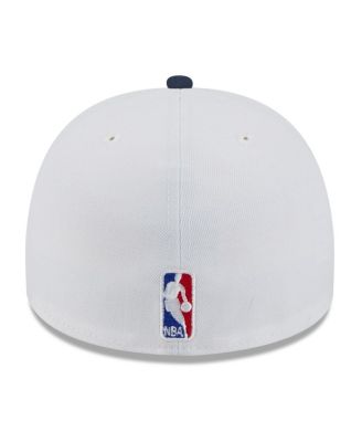 Men's White/Navy Minnesota Timberwolves 2025 NBA Draft A-Frame 59FIFTY Fitted Hat