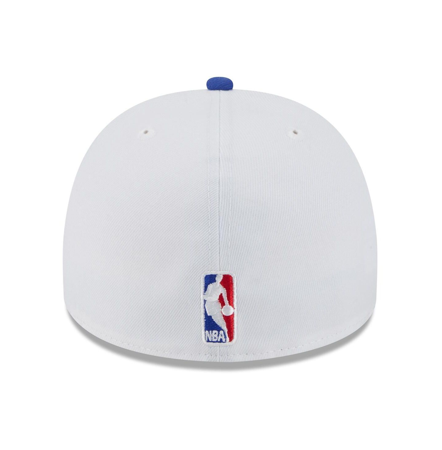 Мужская кепка New Era White/Royal Golden State Warriors 2025 NBA Draft A-Frame 59FIFTY Fitted Hat — фото 4