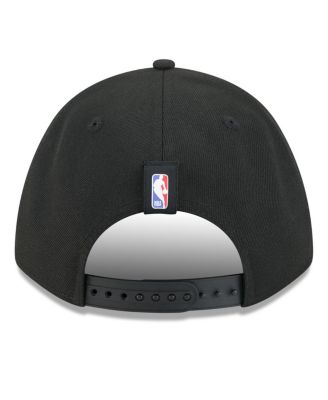 Men's Black Chicago Bulls 2025 NBA Draft M-Crown A-Frame 9FORTY Adjustable Hat