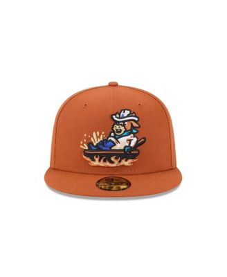 Men's Brown Amarillo Sod Poodles Theme Nights 59FIFTY Fitted Hat