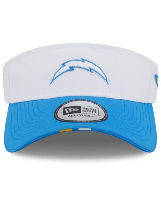 Men's White/Powder Blue Los Angeles Chargers 2025 NFL Training Camp Adjustable Visor Hat