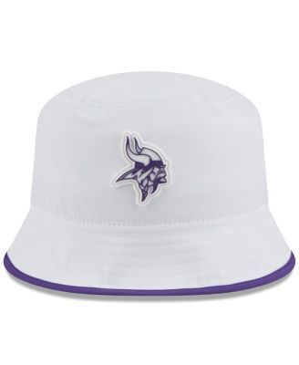 Men's White Minnesota Vikings 2025 NFL Training Camp Stretch Bucket Hat