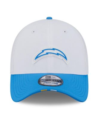 Men's White/Powder Blue Los Angeles Chargers 2025 NFL Training Camp 39THIRTY Flex Hat
