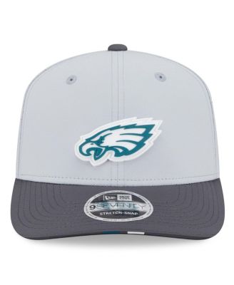 Men's Gray/Graphite Philadelphia Eagles 2025 NFL Training Camp 9SEVENTY Adjustable Hat
