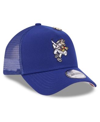 Men's Royal Texas Rangers 2025 Big League Chew A-Frame 9FORTY Adjustable Trucker Hat