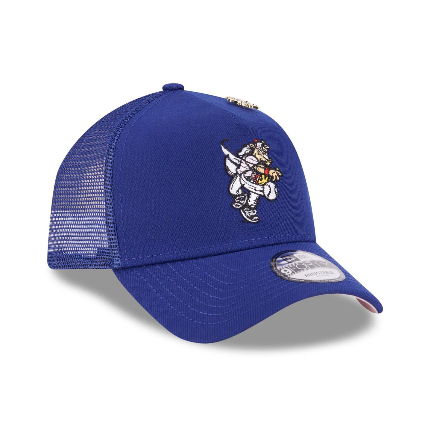 Мужская кепка New Era Royal Texas Rangers 2025 Big League Chew A-Frame 9FORTY Adjustable Trucker Hat — фото 2