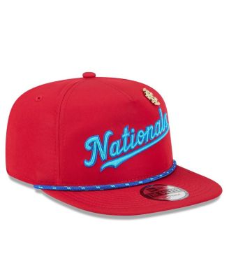 Men's Red Washington Nationals 2025 Big League Chew Golfer Snapback Hat