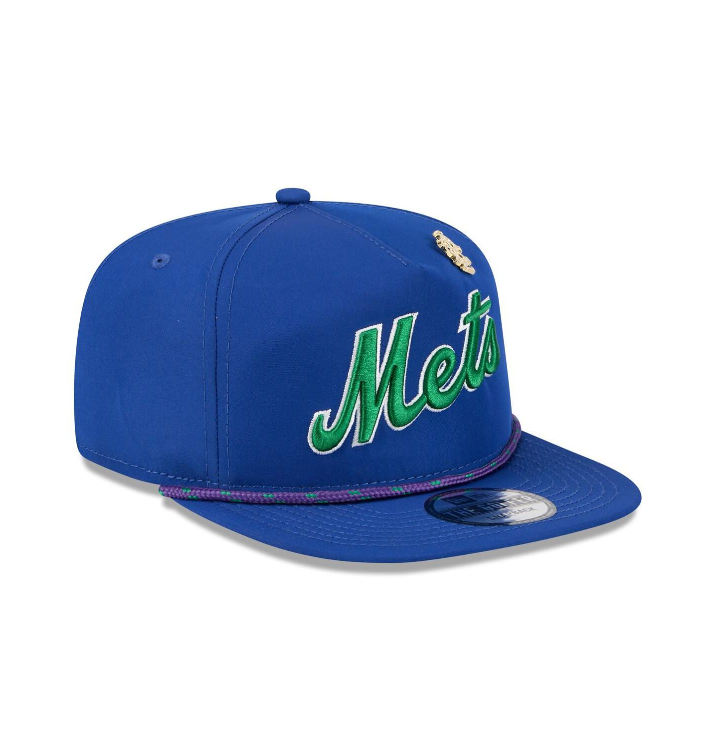 Мужская кепка New Era Royal New York Mets 2025 Big League Chew Golfer Snapback Hat — фото 3