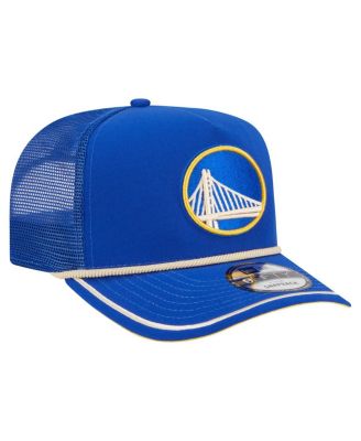 Men's Royal Golden State Warriors Vintage Team Rope A-Frame 9FIFTY Snapback Hat