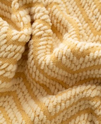 Herringbone Chenille Knit Throw, 50" x 60"