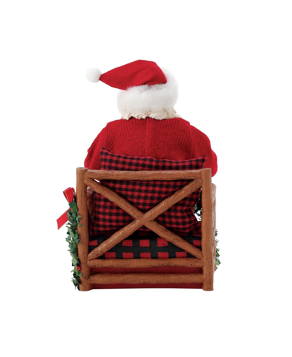 Department Five Possible Dream Santa Happy Holidays Figurine In Red