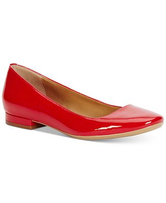 Calvin Klein Women's Felice Scallop-Trim Ballet Flats - Flats - Shoes ...