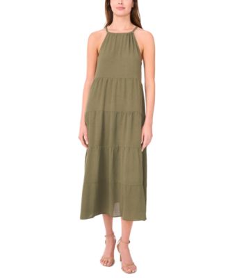 MSK - Women's Sleeveless Gauze Midi Dress