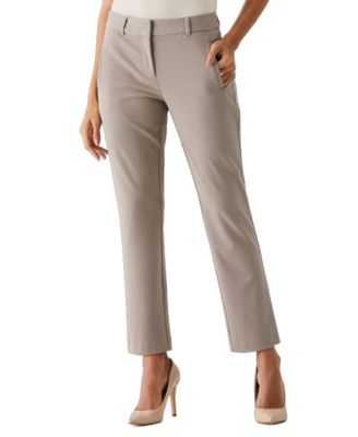 Petite Straight Leg Ankle Pants