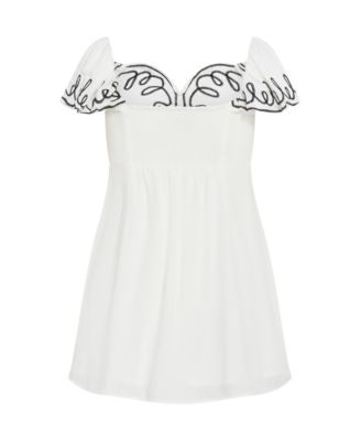 Plus Size Hana Embroidered Dress