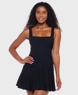 B Darlin - Women's Printed Sleeveless A-Line Dress