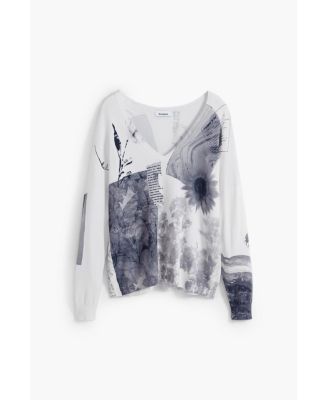 Women's Fine collage sweater