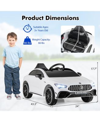 12V Kids Ride on Car w/Remote Rocking Function Transport Wheels Lights & Music